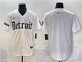 Men's Detroit Tigers Blank White Motor Gothic Edition Vapor Premier Limited Stitched Jersey,baseball caps,new era cap wholesale,wholesale hats